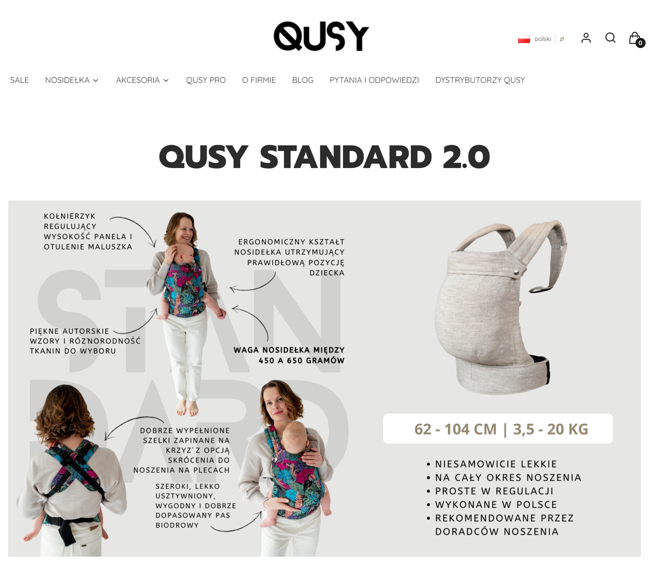 Nosidełko dla dziecka do 20 kg – ergonomia przy większym obciążeniu